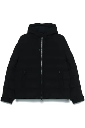 HERNO Piumino Con Cappuccio In Stretch Sweater