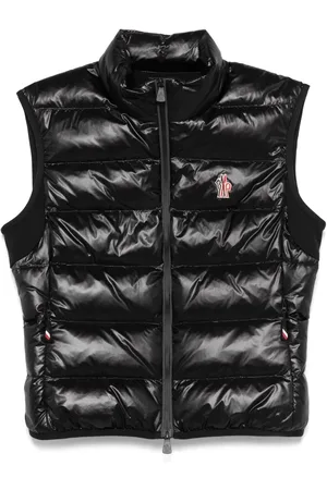 Moncler Grenoble Gilet Imbottito In Jersey Con Zip