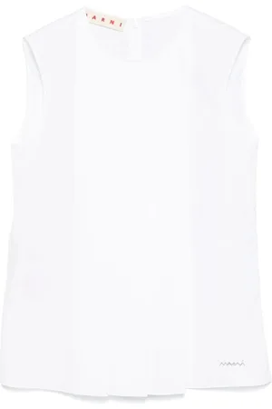Marni Blusa Senza Maniche Con Pieghe
