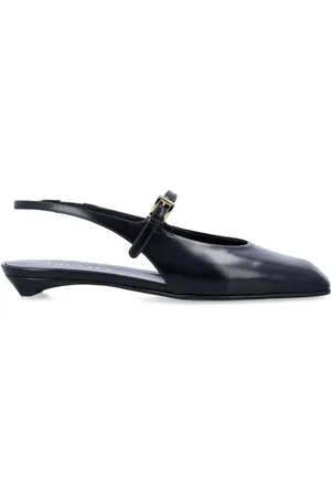 Prada Ballerine Slingback In Pelle