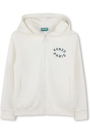 Kenzo Felpa Unisex Con Cappuccio E Logo Ricamato