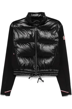 Moncler Grenoble Cardigan Imbottito In Jersey Con Zip