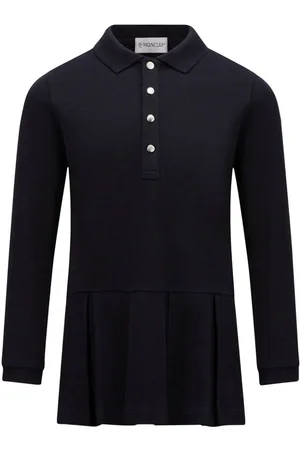 Moncler Abito Polo In Cotone Piquet