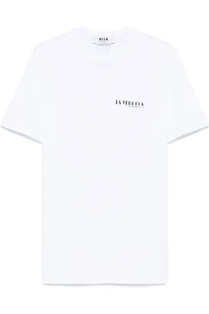 Msgm T-Shirt In Cotone La Vedetta