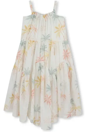 Chloé Abito Con Stampa Palme