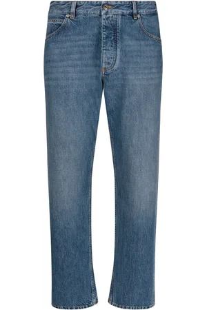 Bottega Veneta Jeans Vintage Indigo Con Gamba Dritta
