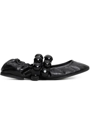 Alaïa Ballerine Sphere In Pelle Verniciata
