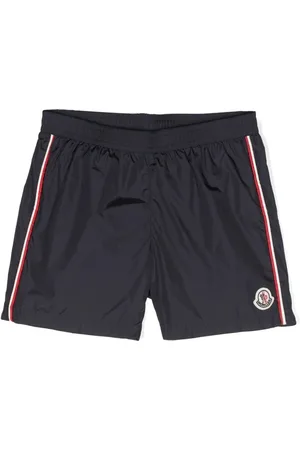 Moncler Shorts Da Bagno Con Finiture Tricolore