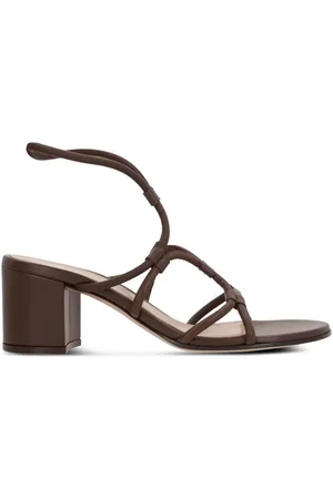 Gianvito Rossi Sandali Con Tacco E Cinturini 65