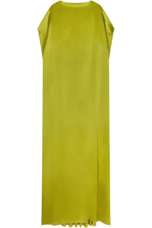 DRIES VAN NOTEN Abito Lungo Diria In Raso Di Seta