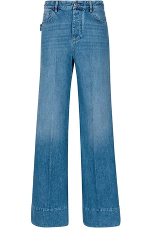 Bottega Veneta Jeans Vintage Indigo Gamba Ampia