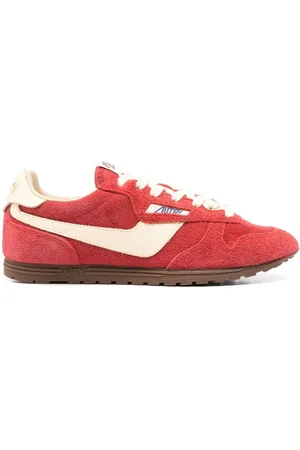 Autry Sneakers Windspin In Suede E Pelle Rubino E Rutabaga