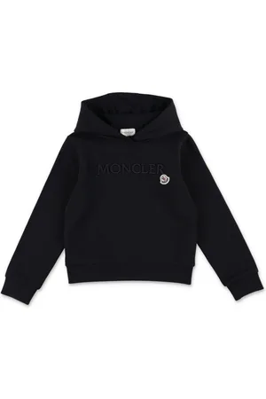 Moncler Felpa Con Cappuccio Logo Ricamato