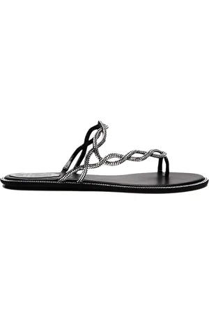 RENE CAOVILLA Sandalo Flat Braid 10