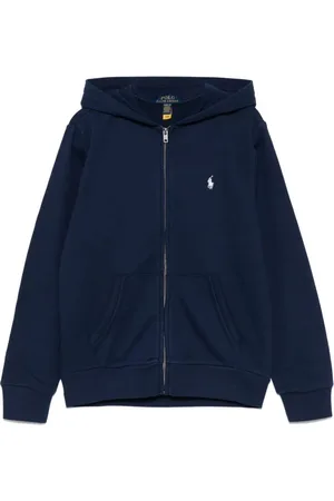 Ralph Lauren Felpa In Spugna Con Cappuccio