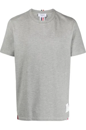Thom Browne T-Shirt Piqué Con Righe
