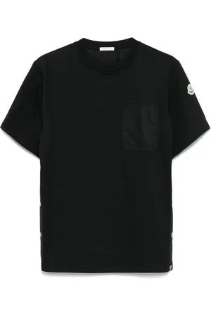 Moncler T-Shirt In Cotone Con Tasca