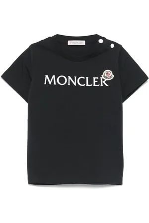 Moncler T-Shirt Logata In Cotone