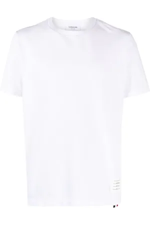 Thom Browne T-Shirt Piqué Con Righe