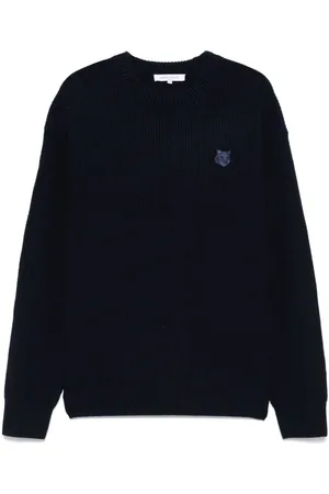 Maison Kitsuné Cardigan Comfort A Coste Con Patch Bold Fox Head