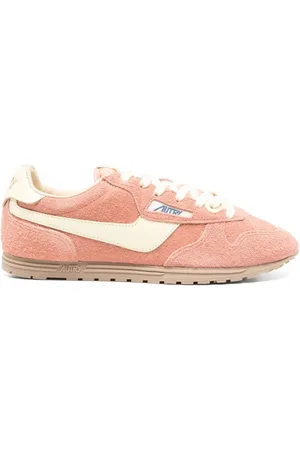 Autry Sneakers Windspin In Suede E Pelle Damasco E Rutabaga
