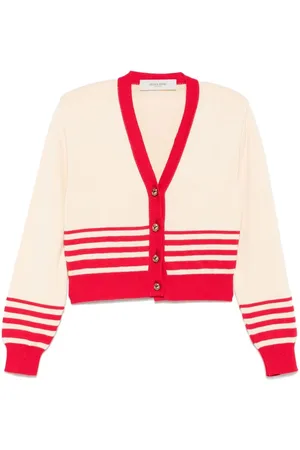 Golden Goose Cardigan Journey Cropped In Cotone