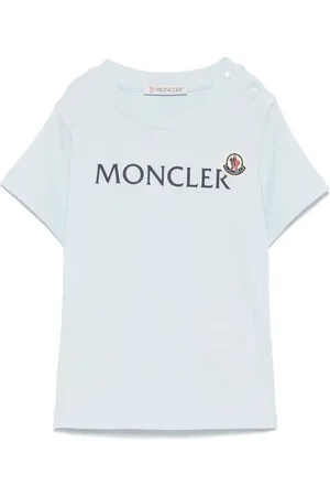 Moncler T-Shirt Logata In Cotone