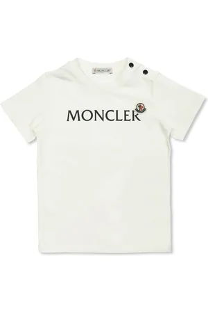Moncler T-Shirt Logata In Cotone