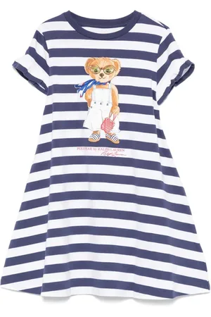 Ralph Lauren Abito A T-Shirt Polo Bear In Cotone