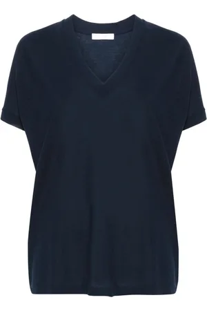 ZANONE T-Shirt In Cotone Scollo A V