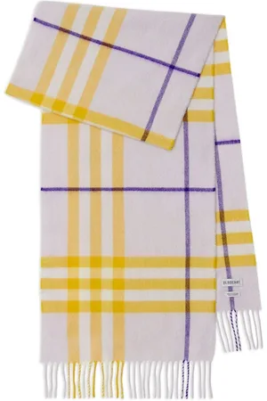 Burberry Sciarpa Check In Cashmere
