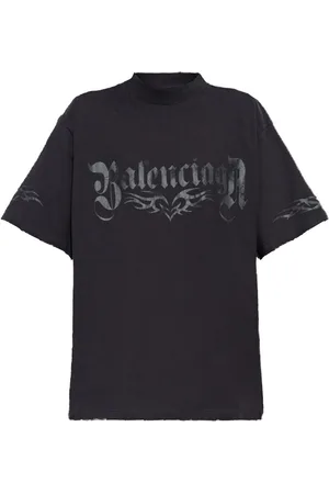 Balenciaga T-Shirt Stampa Logo Medium Fit