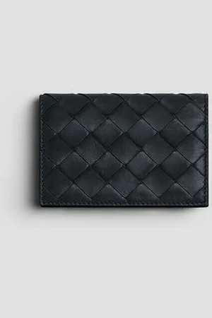 Bottega Veneta Porta Biglietti Da Visita Intrecciato
