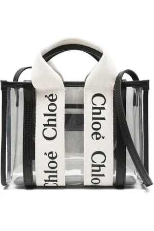 Chloé Tote Bag Mini Woody Mini In Gomma E Pelle