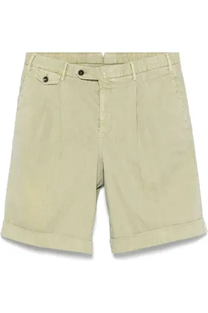 Pantaloni Torino Shorts Con Pieghe