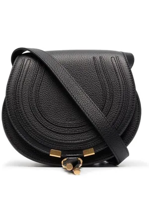 Chloé Borsa Saddle Marcie Piccola In Pelle Granata