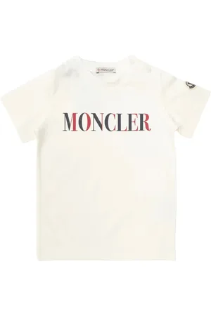 Moncler T-Shirt In Cotone Con Stampa Logo