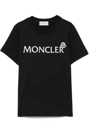 Moncler T-Shirt Logata In Cotone