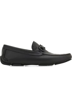 Salvatore Ferragamo Mocassini Driver Con Monogram Gancini Impresso