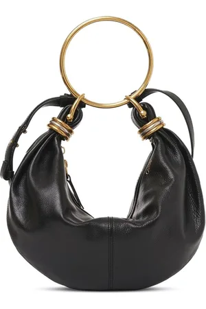 Chloé Bracelet Hobo Bag Piccola In Pelle Granata