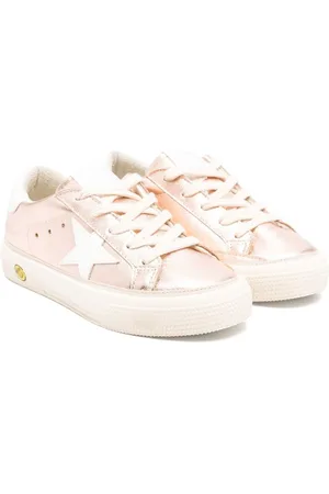 Golden Goose Sneakers May In Pelle Laminata Con Stella E Tallonci
