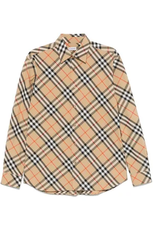 Burberry Camicia In Cotone Check Regular Fit