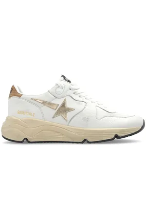 Golden Goose Sneakers Running Sole In Nappa Con Stella Laminata E Tall