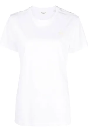 Marant Etoile T-Shirt Aby In Cotone Con Logo Ricamato
