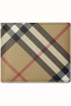Burberry Portafoglio A Libro Check