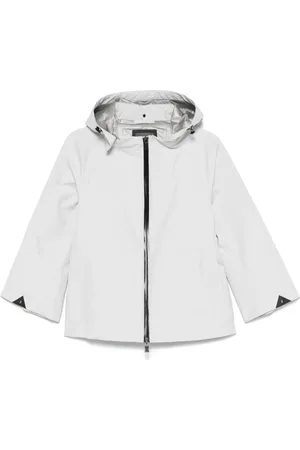 HERNO Cappa In Goretex New Paclite Con Zip E Cappuccio