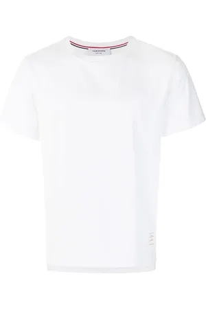 Thom Browne T-Shirt In Jersey Con Spacco Laterale