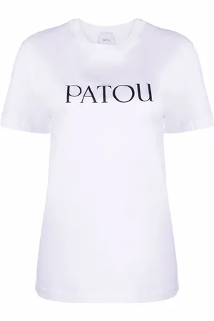 Patou T-Shirt In Cotone Organico Con Logo