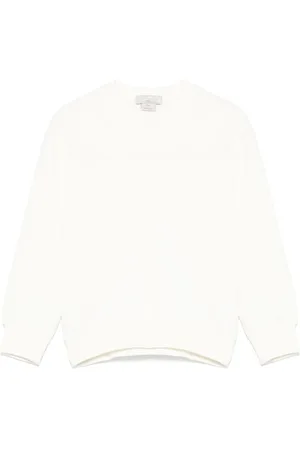 Stella McCartney Felpa In Cotone Con Logo Ritagliato