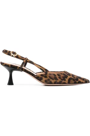 Gianvito Rossi Slingback Ascent 55 In Camoscio